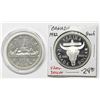 Image 1 : 1959 CANADA SILVER DOLLAR & 1982
