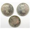 Image 1 : 3-1964 CANADA SILVER DOLLARS