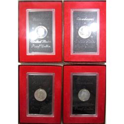 4 - 1971 SILVER IKE DOLLARS PROOFS