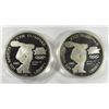 Image 1 : 2 - 1983 PROOF OLYMPIC SILVER DOLLARS