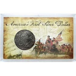AMERICA'S FIRST SILVER DOLLAR 1783.