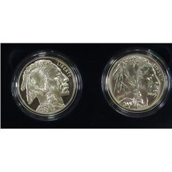 2001 P & D AMERICAN PROOF, UNC 2 COIN