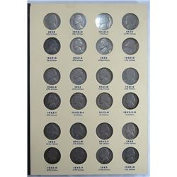 JEFFERSON NICKEL SET 1938-1964