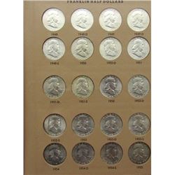 FRANKLIN HALF DOLLAR BOOK 1948-1963-D