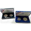 Image 1 : 1986 STATUE OF  LIBERTY 2 COIN PROOF SET