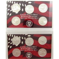 2-U.S. SIVER PROOF QTR SETS