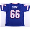 Image 1 : Billy Shaw Signed Bills Jersey Inscribed "HOF '99" (JSA COA)