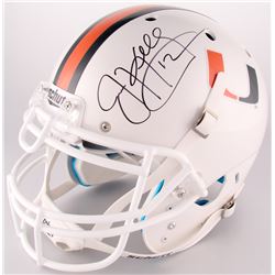 Jim Kelly Signed University of Miami Full-Size Authentic On-Field Helmet (Beckett COA)