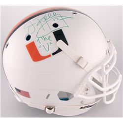 Jim Kelly Signed University of Miami Full-Size Authentic On-Field Helmet Inscribed "The "U"" (JSA CO