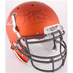 Jim Kelly Signed University of Miami Full-Size Authentic On-Field Helmet (Beckett COA)
