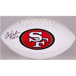 Chris Doleman Signed 49ers Logo Football Inscribed "HOF 12" (Radtke Hologram)