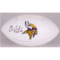 Chris Doleman Signed Vikings Logo Football Inscribed "HOF 12" (Radtke COA)