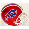 Image 1 : Andre Reed Signed Bills Full-Size Helmet Inscribed "HOF '14" (Radtke COA)