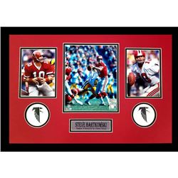 Steve Bartkowski Signed Falcons 16x26 Custom Framed Photo Display (Radtke COA)