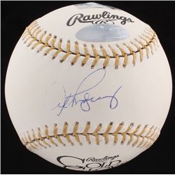 Alex Rodriguez Signed Gold Glove Award Baseball (Steiner COA)
