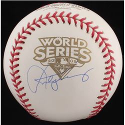 Alex Rodriguez Signed 2009 World Series Baseball (Steiner COA)