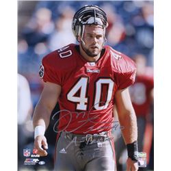 Mike Alstott Signed Buccaneers 16x20 Photo Inscribed "A-Train" (Radtke Hologram)