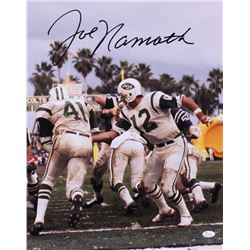 Joe Namath Signed Jets 16x20 Photo (JSA COA  Joe Namath Hologram)