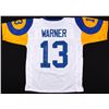 Image 1 : Kurt Warner Signed Rams Jersey Inscribed "HOF 17" (Radtke COA)