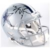Image 1 : Tony Romo Signed Cowboys Full-Size Speed Helmet (JSA COA)