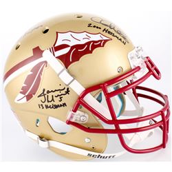 Jameis Winston, Charlie Ward  Chris Weinke Florida State Seminoles Full-Size Authentic On-Helmet wit