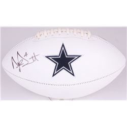Dak Prescott Signed Cowboys Logo Football (Radtke COA  Prescott Hologram)
