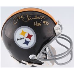 Jack Lambert Signed Steelers Mini-Helmet Inscribed "HOF 90" (JSA COA)
