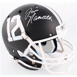 Joe Namath Signed Alabama Crimson Tide Matte Black Full-Size Helmet (Radtke COA)