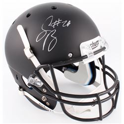 Saquon Barkley Signed Penn State Nittany Lions Matte Black Full-Size Helmet (JSA COA)