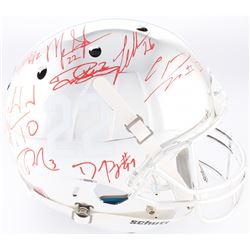 Alabama Crimson Tide Modern Greats Chrome Full-Size Helmet Signed by (20) with Mark Ingram Jr., Derr