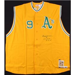 Reggie Jackson Signed Athletics Jersey Inscribed "W.S. Chapms"  "72-72-74" (TriStar Hologram)