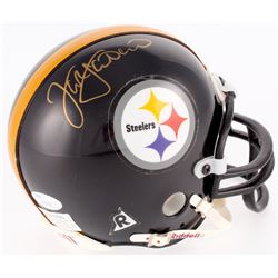 Jack Lambert Signed Steelers Mini-Helmet (JSA COA)