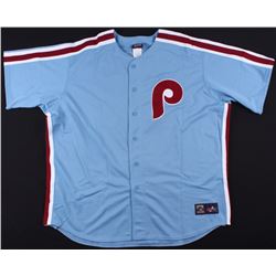 Mike Schmidt Signed Phillies Career Highlight Stat Jersey Inscribed "HOF 95" (MLB Hologram)