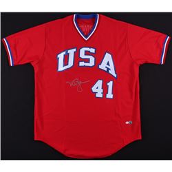 Mark McGwire Signed Team USA Olympic Jersey (MLB Hologram  Online Authentics Hologram)