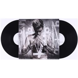 Justin Bieber Signed "Purpose" Vinyl Record Album Inscribed "XO" (PSA COA)