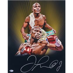 Floyd Mayweather Jr. Signed 16x20 Photo (Beckett COA)