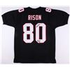 Image 1 : Andre Rison Signed Falcons Jersey Inscribed "Showtime" (JSA COA)