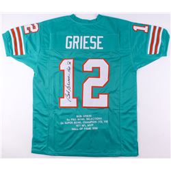 Bob Griese Signed Dolphins Career Highlight Stat Jersey (JSA COA)