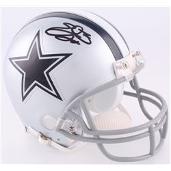 Emmitt Smith Signed Cowboys Mini Helmet (Beckett COA)