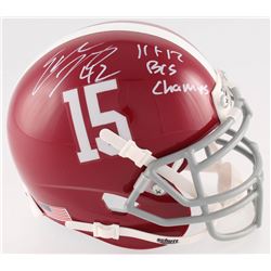 Eddie Lacy Signed Alabama Mini-Helmet Inscribed "11  12 BSC Champs" (Radtke COA)