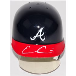 Evan Gattis Signed Braves Mini-Helmet (Radtke Hologram)