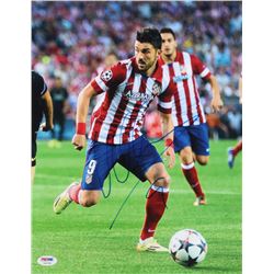 David Villa Signed Atletico Madrid 11x14 Photo (PSA COA)