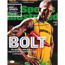 Usain Bolt Signed Team Jamaica 11x14 Photo (JSA COA)