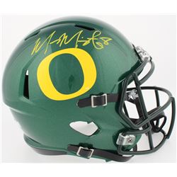 Marcus Mariota Signed Oregon Ducks Full-Size Speed Helmet (Mariota Hologram  Radtke COA)