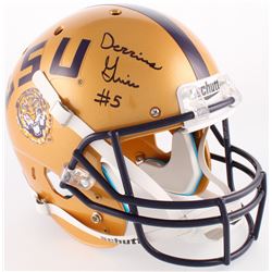Derrius Guice Signed LSU Tigers Full-Size Helmet (JSA COA)