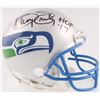 Image 1 : Kenny Easley Signed Seahawks Throwback Mini-Helmet Inscribed "HOF 17" (JSA COA)