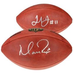 Matt Ryan  Julio Jones Signed "The Duke" Official NFL Game Ball (Fanatics Hologram)