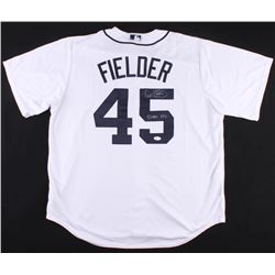 Cecil Fielder Signed Tigers Jersey Inscribed "51 HRS 1990" (JSA COA)