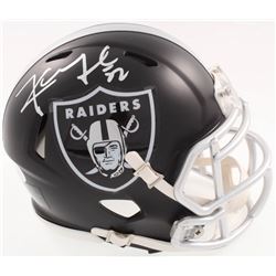 Khalil Mack Signed Raiders Blaze Speed Alternate Mini-Helmet (JSA COA)