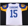 Image 1 : Vince Ferragamo Signed Rams Jersey Inscribed "79 NFC Champs" (JSA COA)